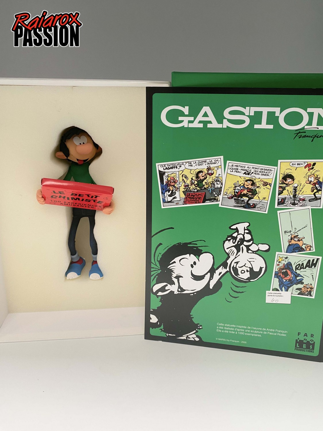 Gaston Lagaffe petit chimiste-Version exclusivité Marsu Productions