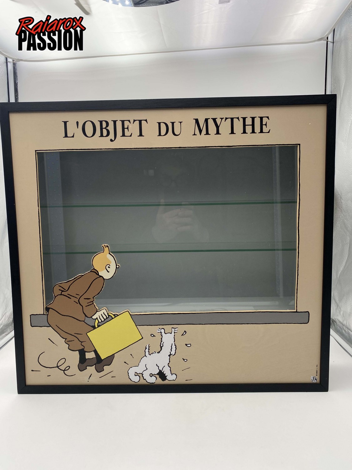 VITRINE / OBJETS DU MYTHE TINTIN